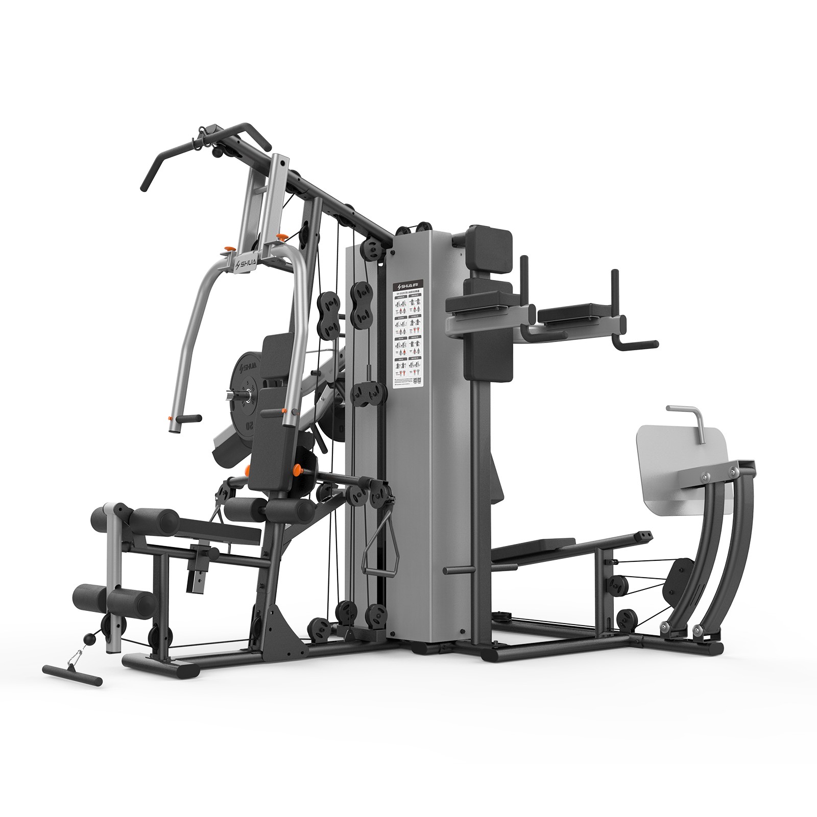 舒华大型综合性四人站室内健身器械运动健身力量器材SH-G5205